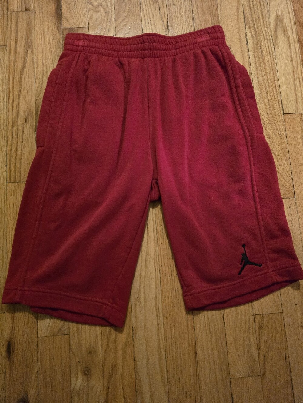 Nike Jordan Red Kids Fleece Shorts